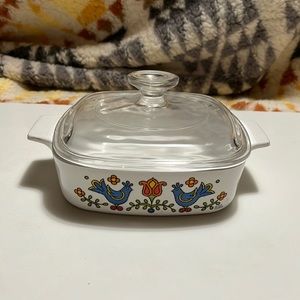 Corning ware, 1975, friendship pattern, 1qt